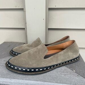 Rag & Bone Safari Khaki Cairo Suede Loafers Flats Women’s Size 8.5 / 38.5